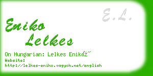 eniko lelkes business card